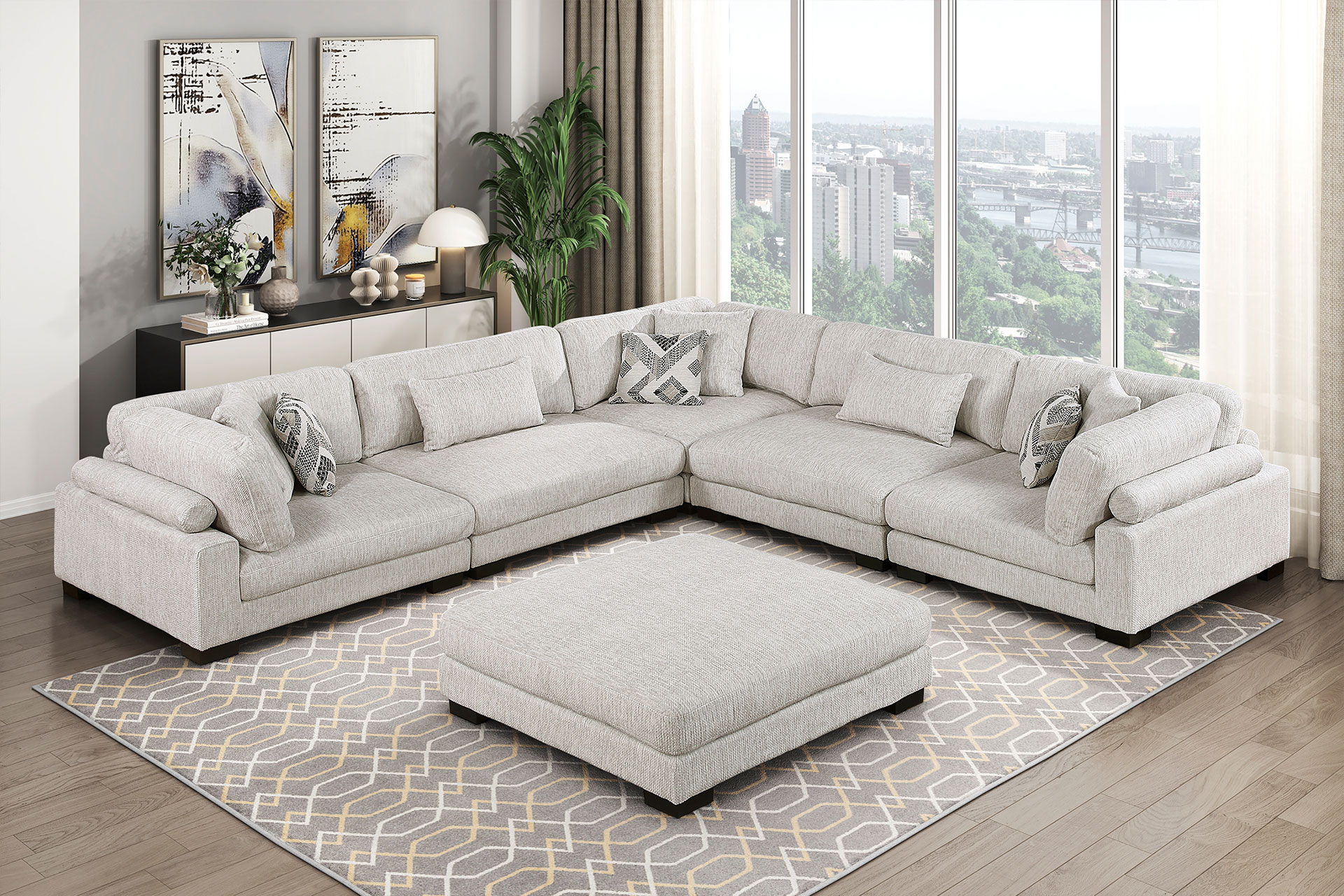 9555BEG-seating-tinley-collection